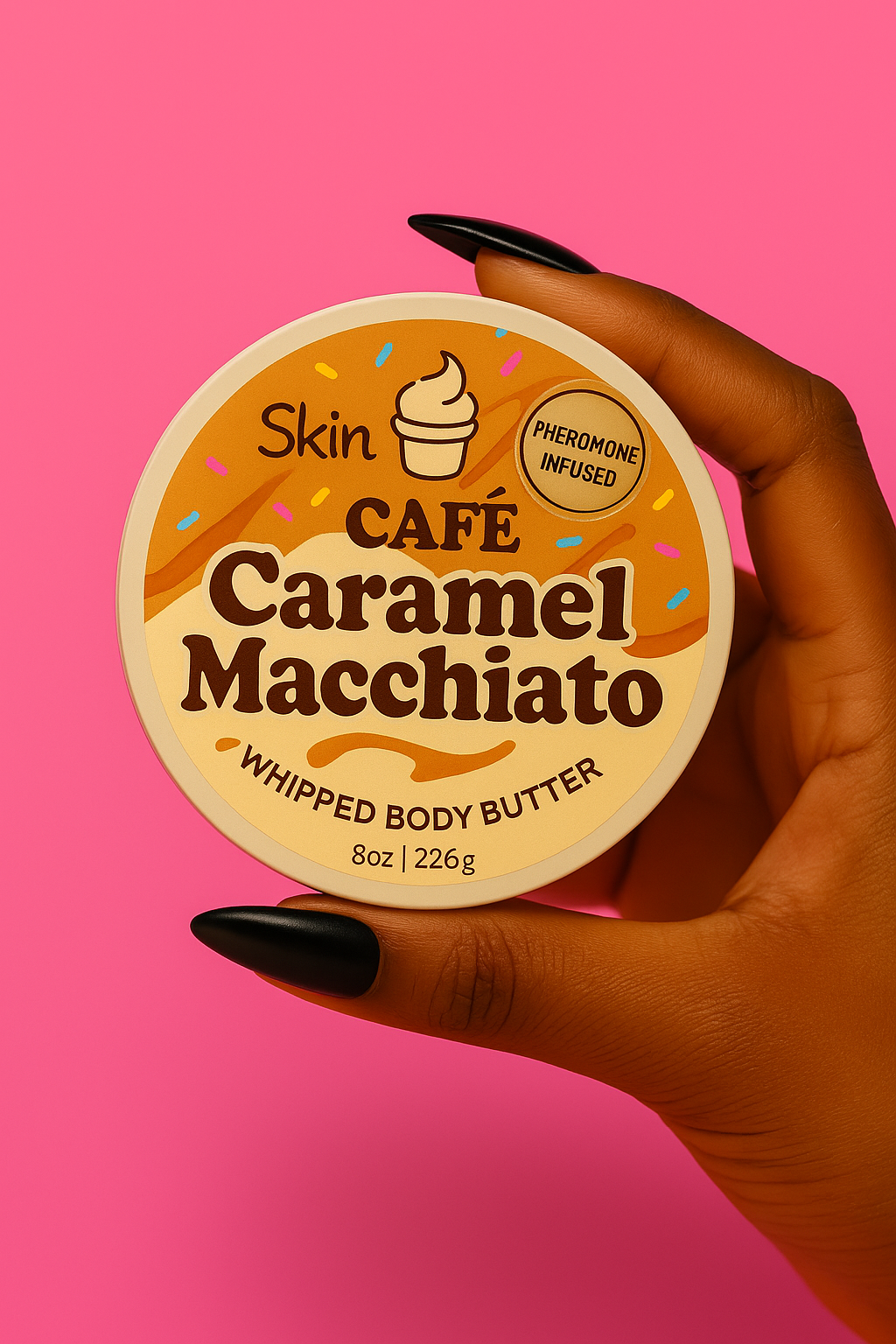 Skin Café: Caramel Macchiato Whipped Body Butter (Pheromone-Infused)