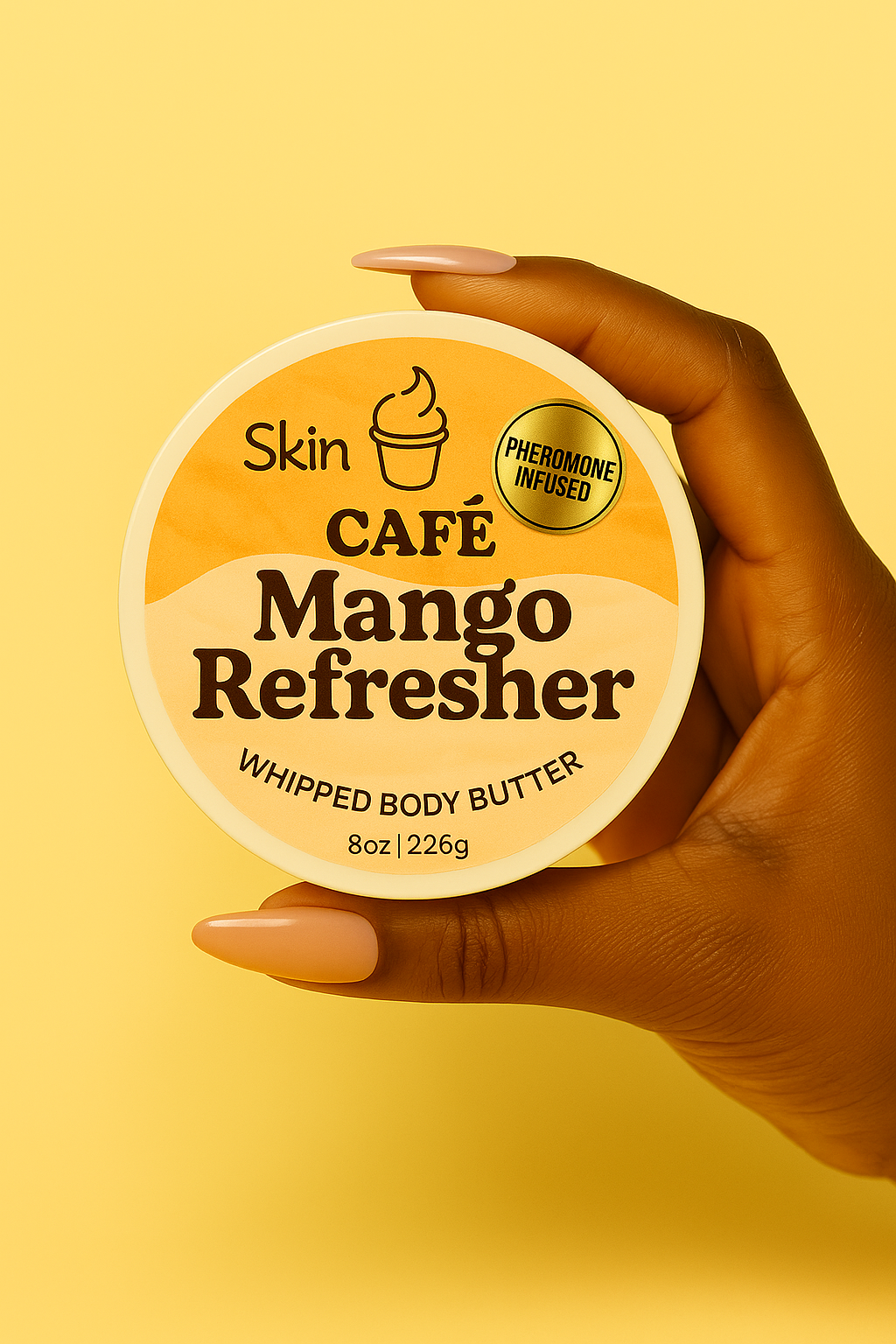 Skin Café: Mango Refresher Whipped Body Butter (Pheromone-Infused)